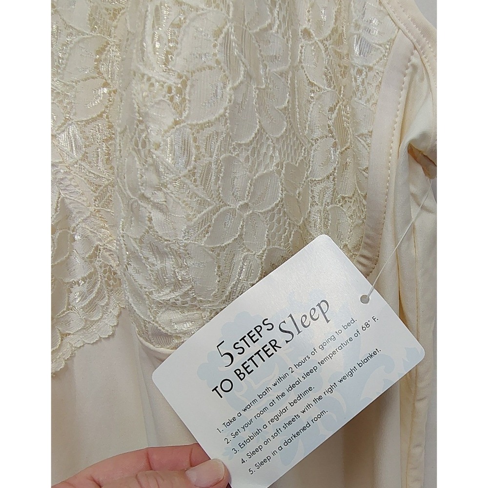 NWT Soft Surrounding 3X In The Clouds Lace Chemise Ivory Plus Bridal Feminine - Picture 5 of 8